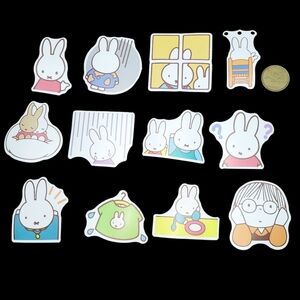 3/$20 12pcs Lot Miffy Waterproof Stickers